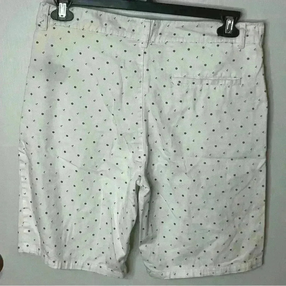 Public Record Nautical Shorts Men 34 White Chino Regular Fit Preppy - Picture 3 of 6